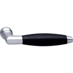 Intersteel Enkele Deurkruk Marloes chroom mat/ebbenhout